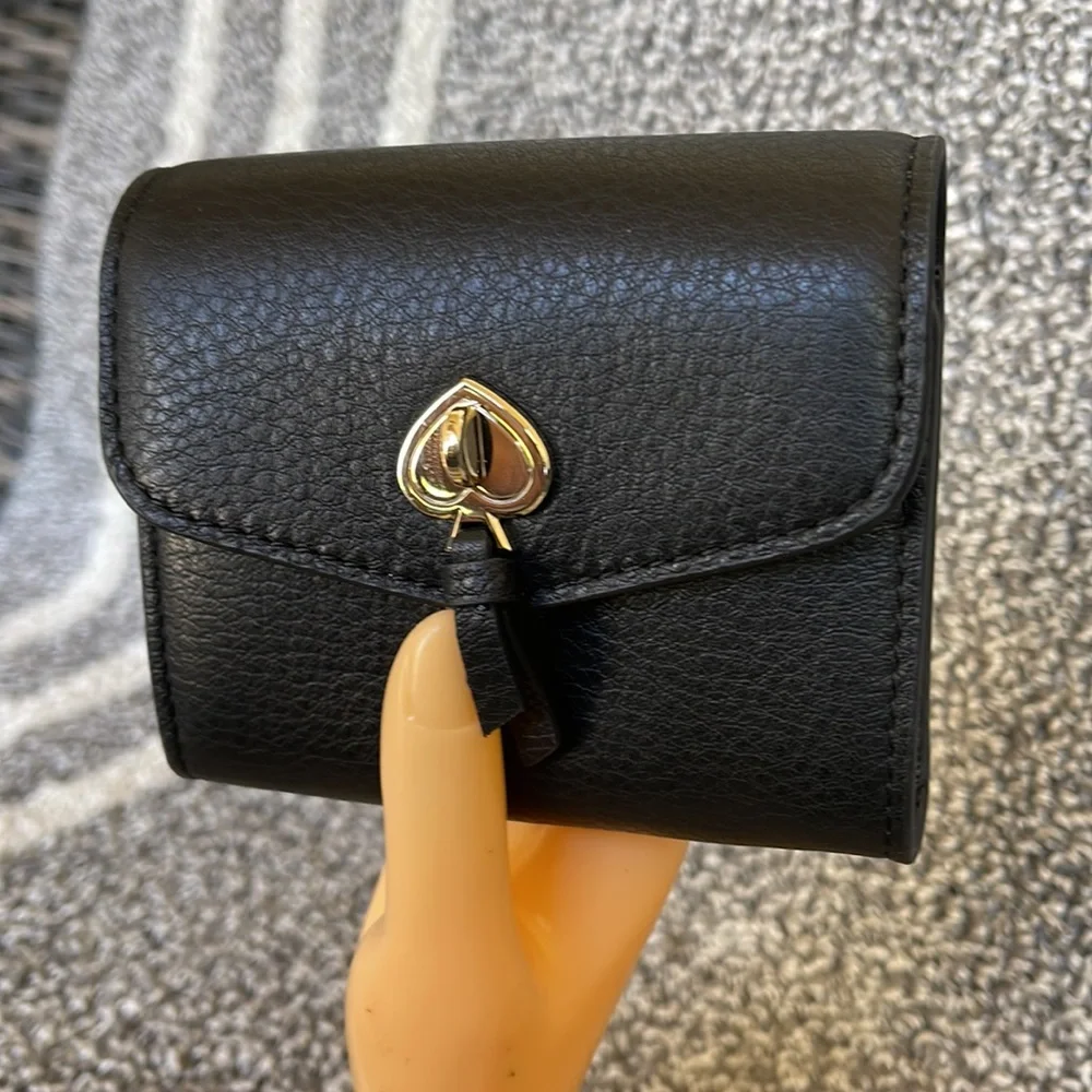 Kate Spade Marti Small Flap Wallet Black - Picture 3 of 16